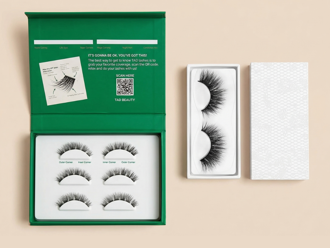 Staged Lashes vs Strip Lashes