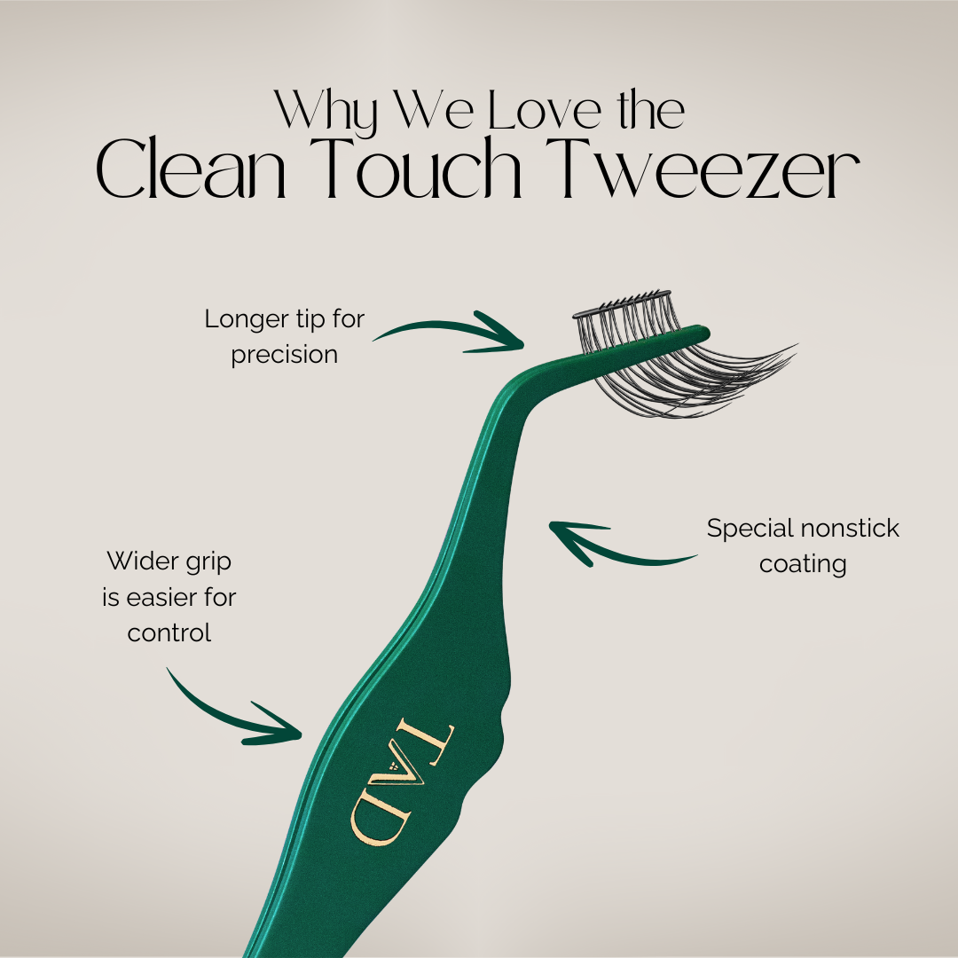 Infographic about TAD Clean Touch Tweezer Benefits