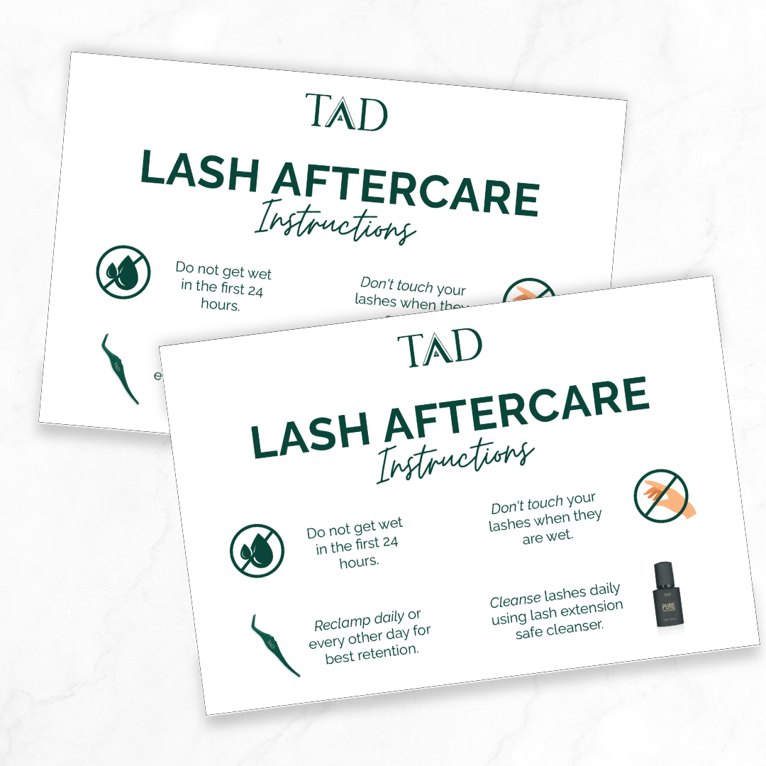 TAD Lash Aftercare Cards [Digital Download]